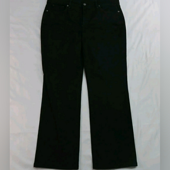 Nydj  jeans with lift tuck, size 12, color black - Picture 2 of 7